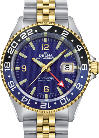 Delma Watch Santiago GMT Bi-Colour 52702.648.6.044