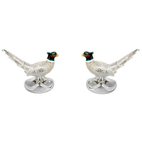 Deakin & Francis Cufflinks Silver Pheasant C1726X0001