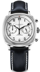 Duckworth Prestex Watch Bolton Chronograph Black Leather