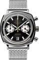 Duckworth Prestex Watch Chronograph 42 Black Sunburst Mesh Bracelet Limited Edition D550-01-ST