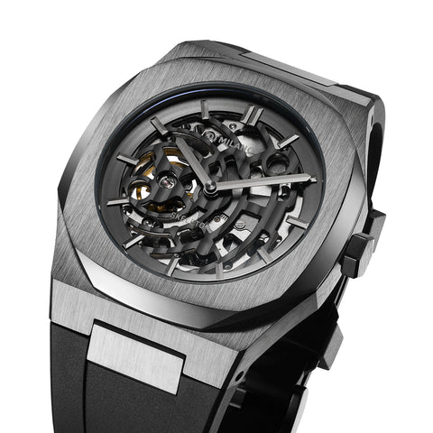 D1 Milano Watch Mechanical Skeleton