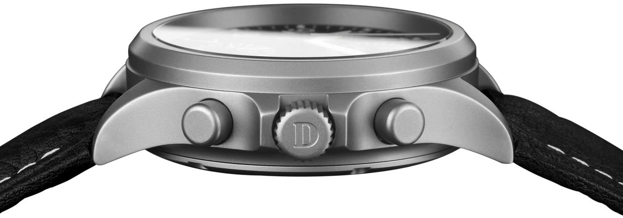 Damasko Watch DC 56Si Double Stitch Leather Pin