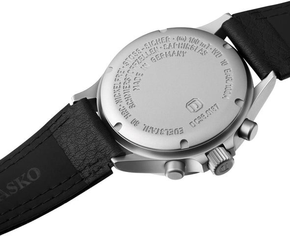 Damasko Watch DC 56Si Double Stitch Leather Pin