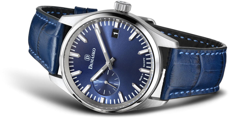 Damasko Watch DK 105 Blue Alligator