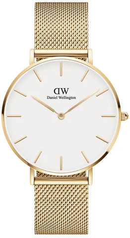 Daniel Wellington Watch Petite 36 Evergold White DW00100346