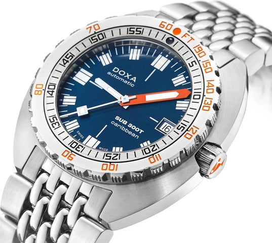 Doxa SUB 300T Caribbean Bracelet Watch