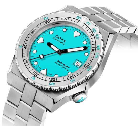 Doxa SUB 600T Aquamarine Bracelet Watch
