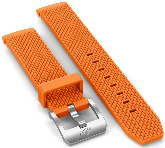 Doxa Strap SUB 200 C-GRAPH Rubber Orange With Buckle