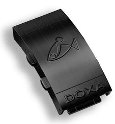 Doxa Strap SUB 300 Carbon Steel Folding Clasp With Ratcheting Dive Extension