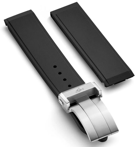 Doxa Strap SUB 600T Rubber Black With Folding Clasp