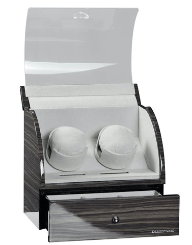Designhuette Watch Winder Basel 2 LCD Dark Oak