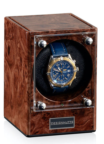 Designhuette Watch Winder Piccolo Starter Kit 4 Burlwood