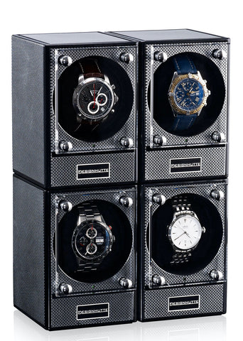 Designhuette Watch Winder Piccolo Starter Kit 4 Carbon