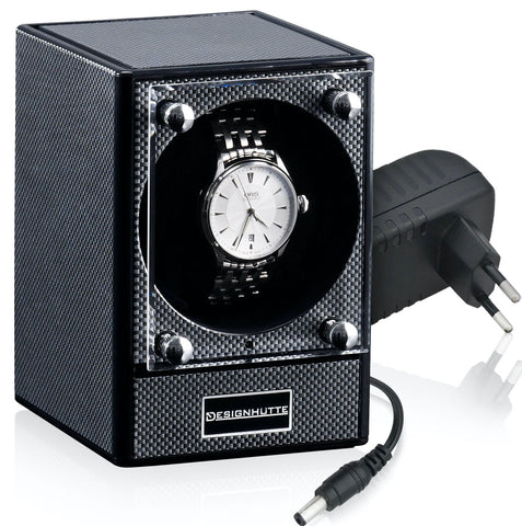 Designhuette Watch Winder Piccolo Starter Kit Carbon 70005-91