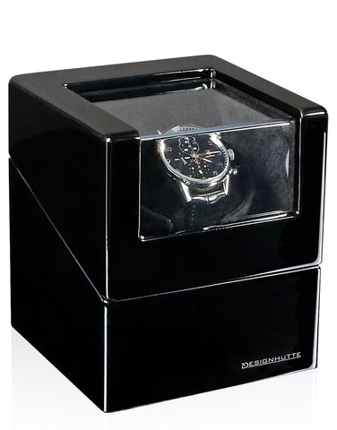 Designhuette Watch Winder San Diego 1 Black/Black 70005-18