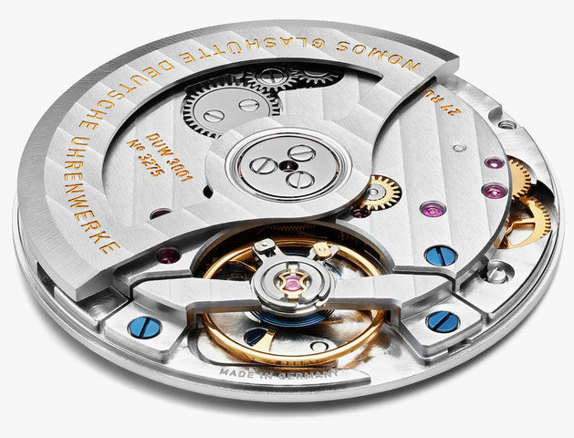 Nomos Glashutte Metro Neomatik 39 Rose Gold Sapphire Crystal Watch