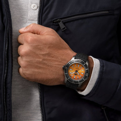 Breitling Watch Superocean Automatic 48 Titanium Yellow D