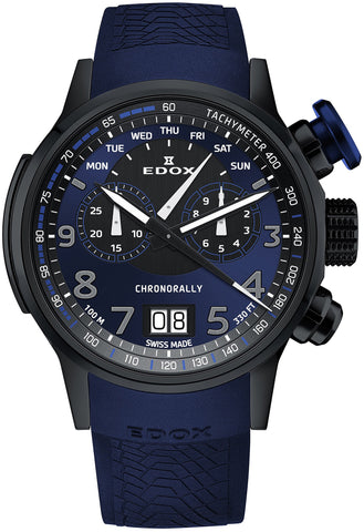 Edox Watch Chronorally Chronograph 38001 TINNBUF3 BUF3