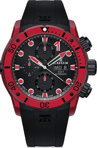 Edox Watch CO-1 Chronograph Automatic 01125 CLNRN NINRO