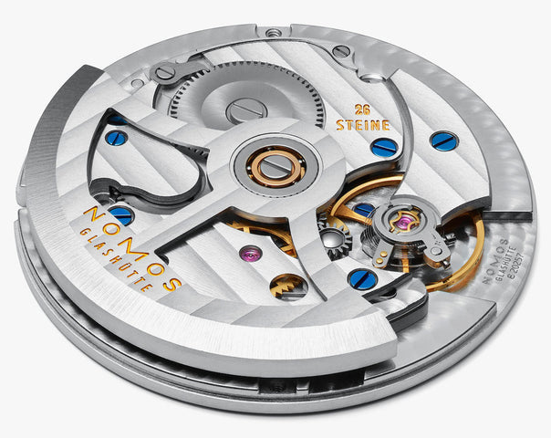 Nomos Glashutte Zurich Steel Back Watch