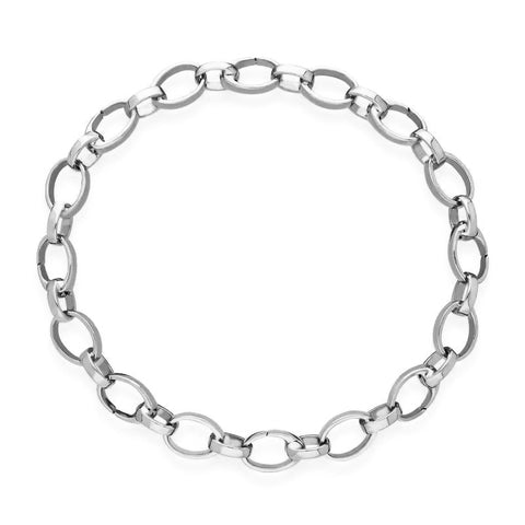 Faberge Treillage 18ct White Gold Chain Bracelet For Charms 595BT1670