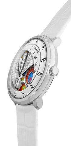 Faberge Compliquee Peacock Arte White Gold Limited Edition