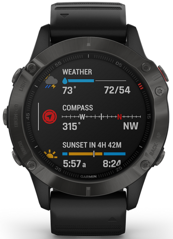 Garmin Watch Fenix 6 Sapphire Grey DLC D