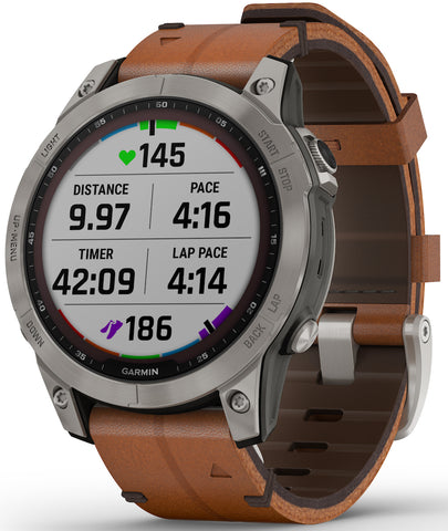 Garmin Watch Fenix 7 Sapphire Solar Titanium