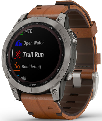 Garmin Watch Fenix 7 Sapphire Solar Titanium 010-02540-31