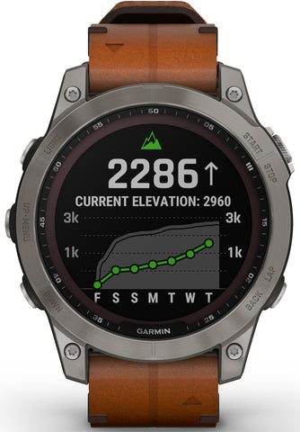Garmin Watch Fenix 7 Sapphire Solar Titanium