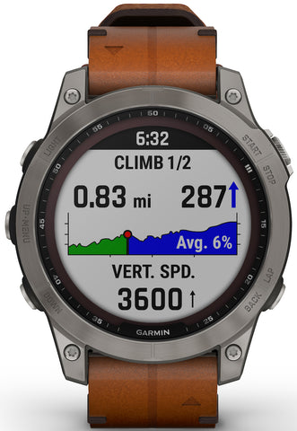 Garmin Watch Fenix 7 Sapphire Solar Titanium