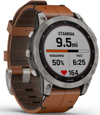 Garmin Watch Fenix 7 Sapphire Solar Titanium