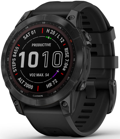 Garmin Watch Fenix 7 Sapphire Black DLC Titanium