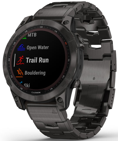 Garmin Watch Fenix 7 Sapphire Carbon Gray DLC Titanium DLC 010-02540-39