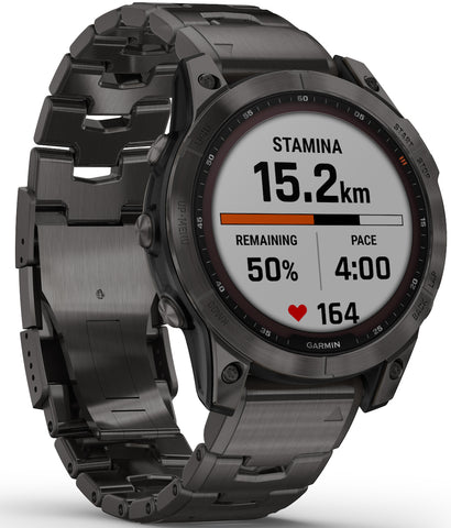 Garmin Fenix 7 Sapphire Carbon Gray DLC Titanium D