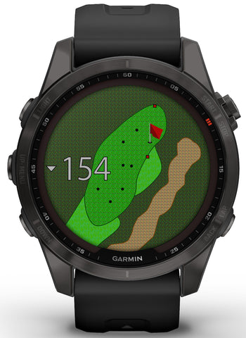 Garmin Watch Fenix 7S Sapphire Solar Carbon Gray DLC D