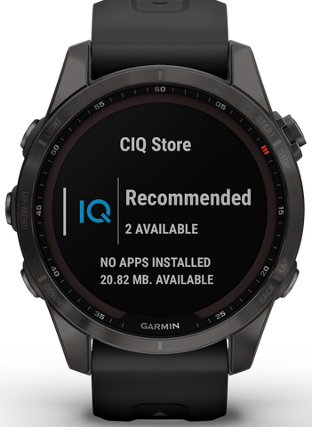 Garmin Watch Fenix 7S Sapphire Solar Carbon Gray DLC D