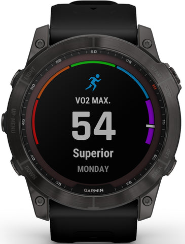 Garmin Watch Fenix 7X Sapphire Carbon Grey Titanium D
