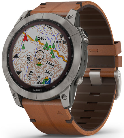 Garmin Fenix 7X Sapphire Solar Titanium D