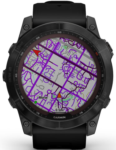 Garmin Watch Fenix 7X Sapphire Solar Black Titanium D