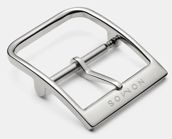 Nomos Glashutte Watch Lambda White Gold Deep Blue Sapphire Crystal