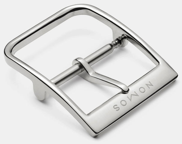 Nomos Glashutte Lux White Gold Light Blue Sapphire Crystal Watch