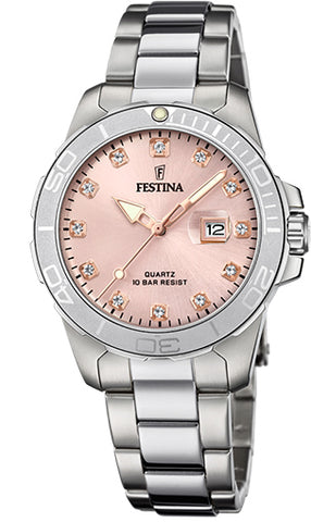 Festina Watch Three Hands Date Ladies F20503/2