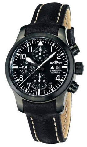 Fortis B-42 Flieger Black Chronograph D 656.18.81 L 01