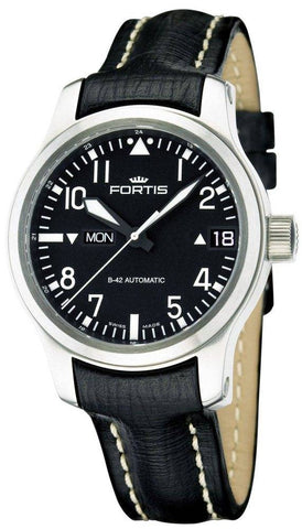 Fortis B-42 Flieger Big Date Steel D 655.10.91 L