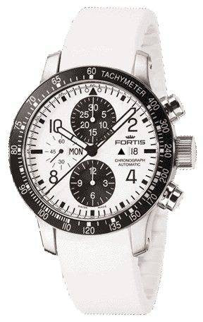 Fortis Stratoliner Chronograph White D 665.10.12 SI 02