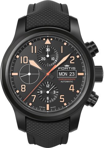 Fortis Watch Aviatis Aeromaster Stealth Chronograph 656.18.18 LP