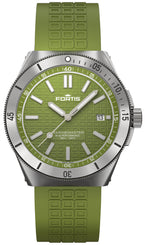 Fortis Watch Marinemaster M-40 Woodpecker Green F8120007