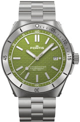Fortis Watch Marinemaster M-40 Woodpecker Green F8120008