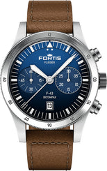 Fortis Watch Flieger F-43 Bicompax Liberty Blue F4240013